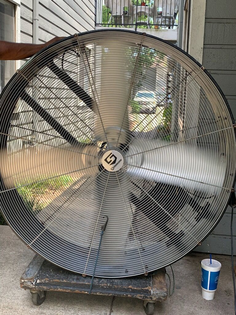 60 Inch Industrial Shop Fan -strongway Open Motor Belt Driven Fan Extreme Wind