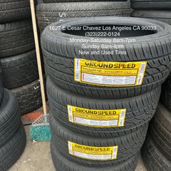 New Tires Installed/ Llantas Nuevas Instaladas 215/45/17 Ground Speed Tires