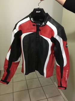 Bilt leather motorcycle jacket top