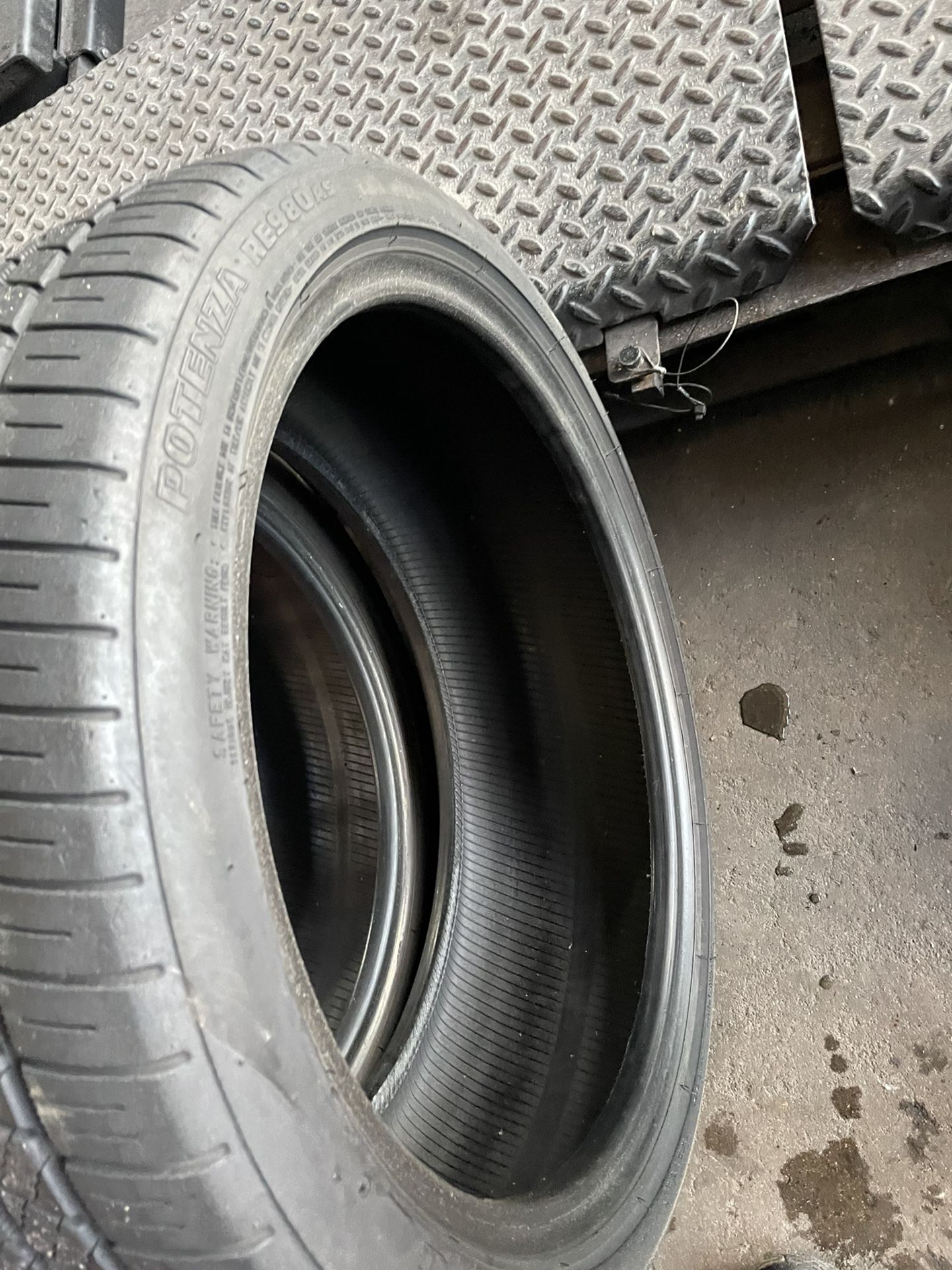 2 Used 22540R18 Bridgestone Potenza Run flat Tires For $120 for The Pair Picked Up Or $150 Installed And Balanced .  Texas Extreme Tire Co 1305 Presto