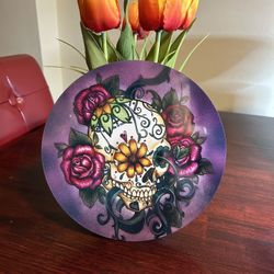Day Of The Dead Metal Sign
