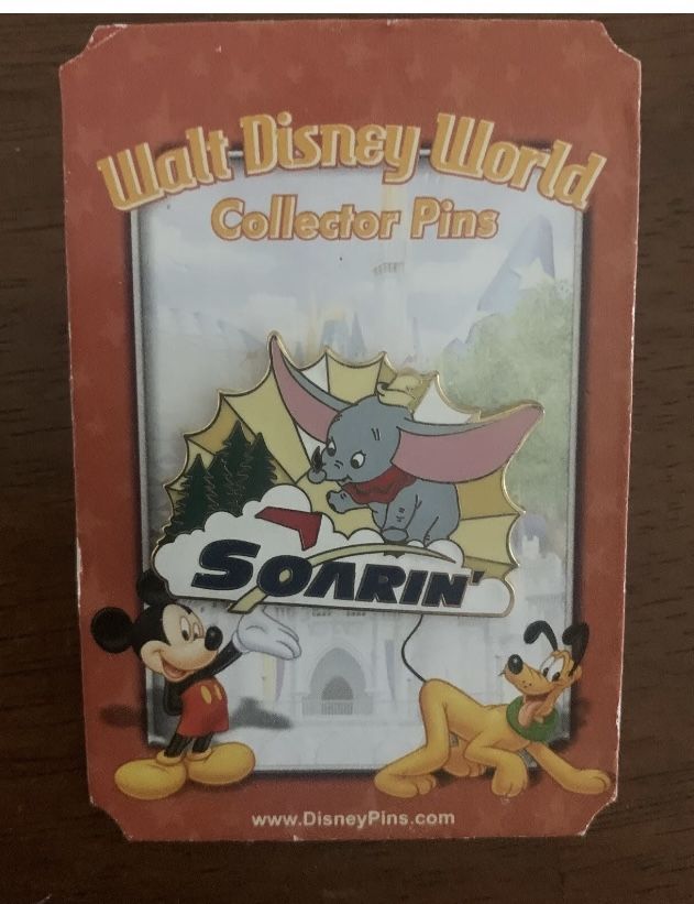 2007 Disney Mystery Pin WDW Attractions EPCOT Soarin' Fly with Dumbo