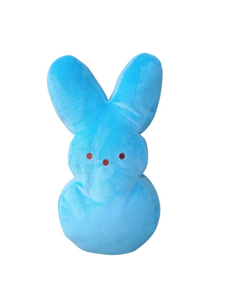 Peeps Bunny Rabbit Blue Easter Plush Stuffed Animal Large 17”