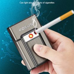 Rechargeable Cigarette Lighter Case