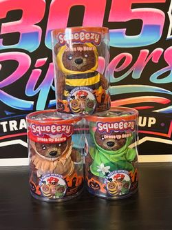 Squeeezy Dress Up Bears – Set of 3