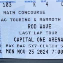 Rod Wave Tix Cheap