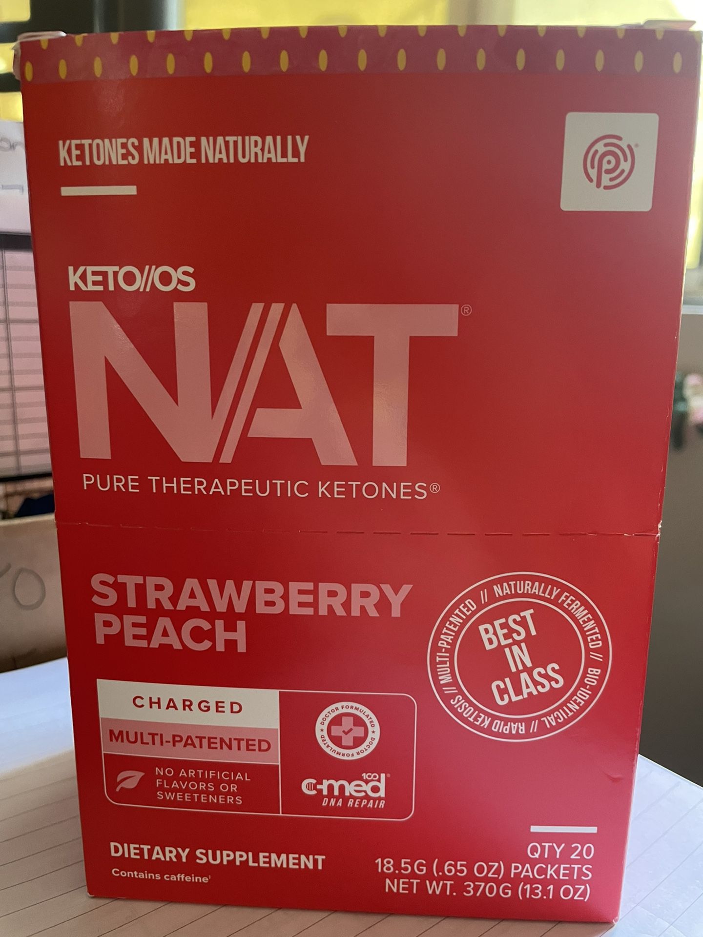 NAT KETONES BRAND NEW With 6 Extra Packets!!!