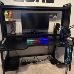 IKEA Black Fredde Gaming Desk
