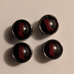 Subaru STI Valve Stem Caps