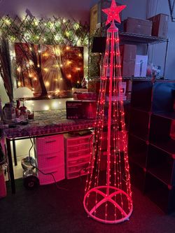 Smart LED Cone Christmas Tree Light ( 6ft )