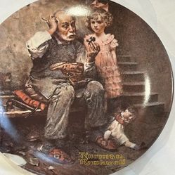 Knowles Norman Rockwell Plates - 1978. The Cobbler.
