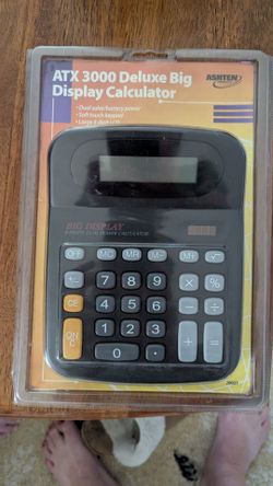 Calculator -Solar/Battery power