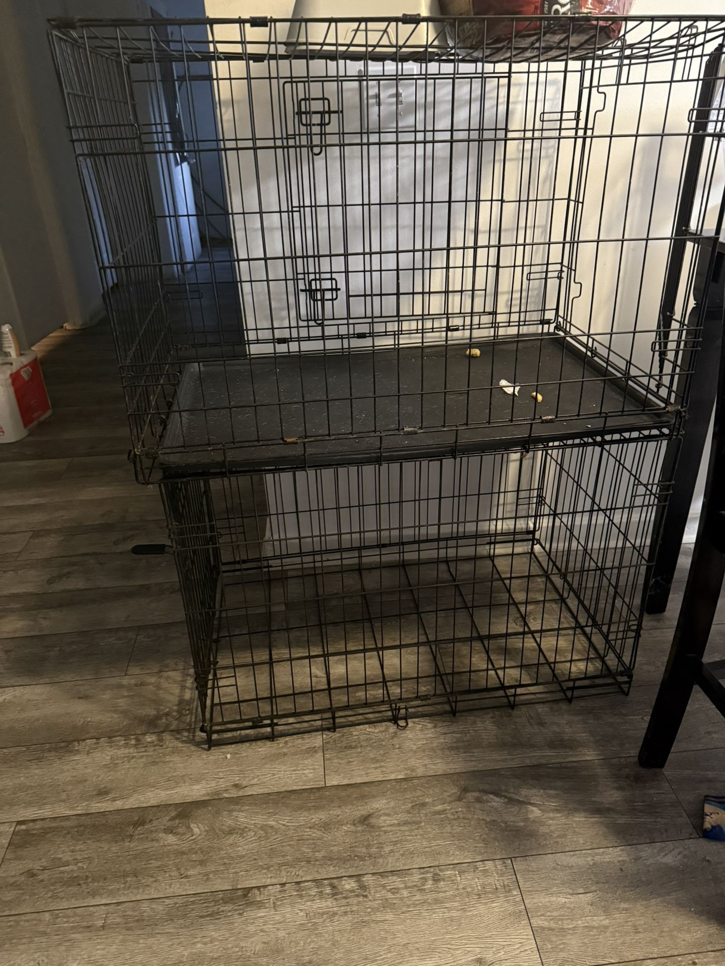 2 Big Dog Cages 