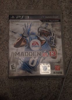 Madden NFL 13 ps3