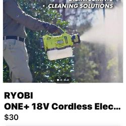 RYOBI ONE+ 18V Cordless Electrostatic 0.5 Gal Sprayer