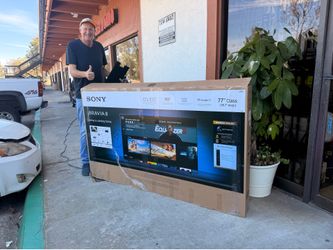 77 “ Sony smart 4K OLED HDR 120HZ SONY TV