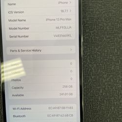 iPhone 13 Pro Max 256GB Unlocked 
