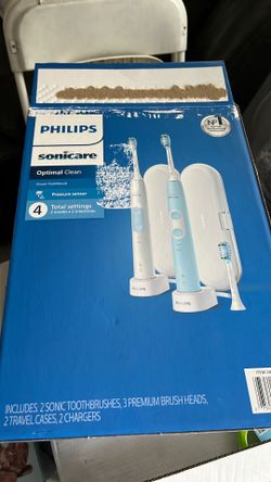 Electronic toothbrush, Phillips with pressure sensor