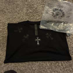 Chrome Hearts Black T- Shirt Mens Large