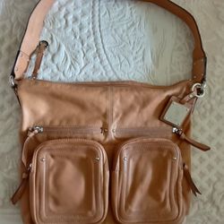 Tignanello tan creamy leather Tote shoulder bag