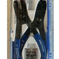 ARMSTRONG 68-065 2 PC LIGHT DUTY RETAINING / SNAP RING PLIERS SET 