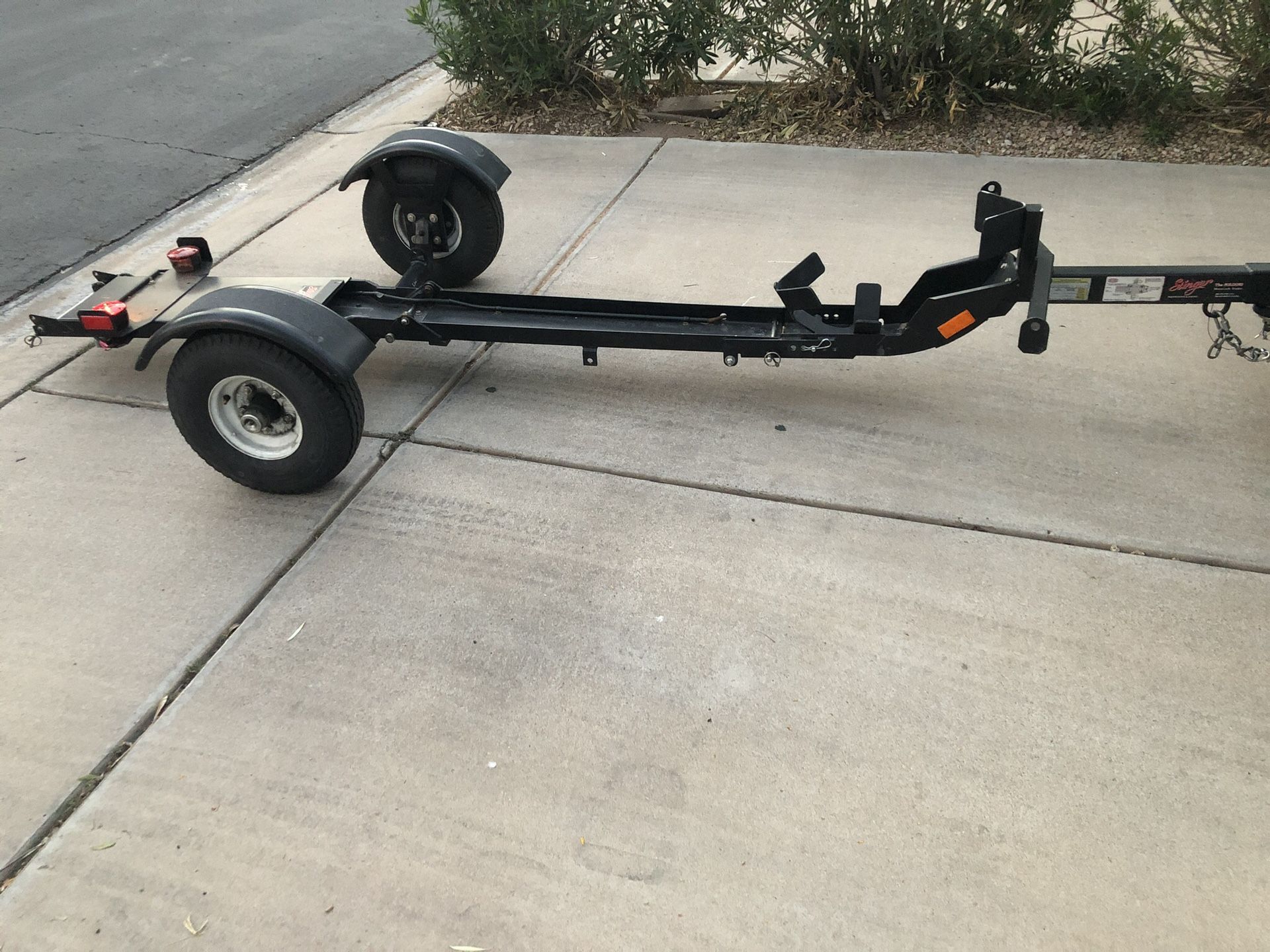 Stinger motorcycle trailer