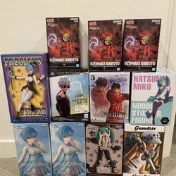 Anime Figure Figurine Naruto One Piece Hatsune Miku Precious Rem Jujutsu Kaisen