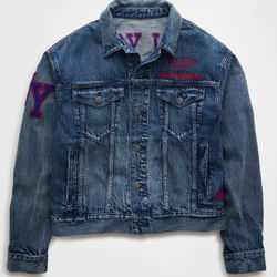 AE NFL New York Giants Denim Jacket