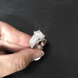 925 Sterling Silver Wedding ring （size 7）