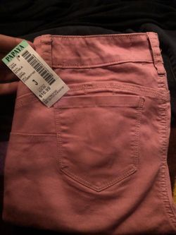 pink jeans