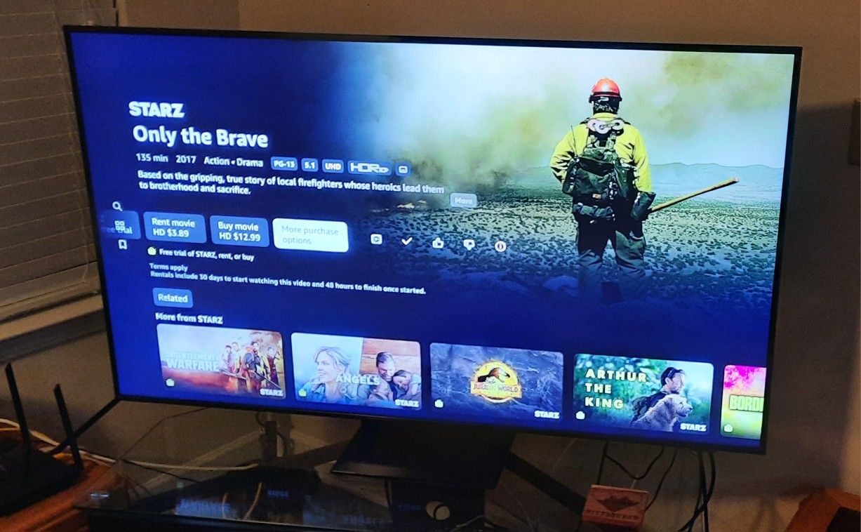 SAMSUNG 55-Inch QLED Q70A Series - 4K UHD Quantum HDR Smart TV w Alexa (QN55Q70AAFXZA) - < 2 yrs old