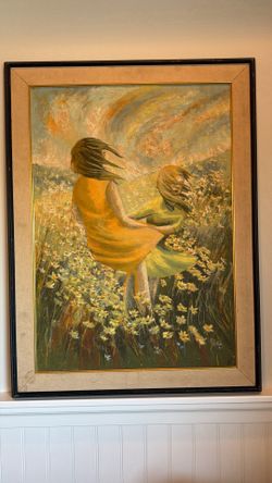 Vintage Framed Impressionist Painting - 40x30