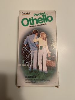 GREAT TRAVEL BOARD GAME: Pocket OTHELLO #78394 from 1977 (Complete Set)
