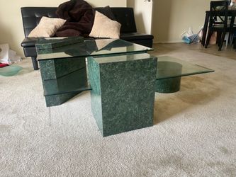 Medium sized green living room table