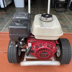 3300 psi Honda pressure washer with blue pump