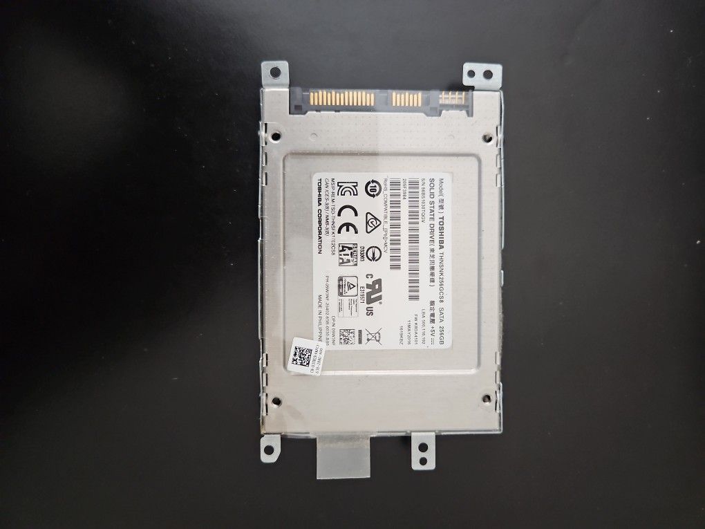 Toshiba 256GB SSD Drive SATA