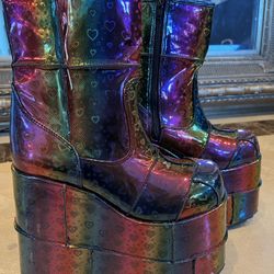 New Demonia Boots Size 9