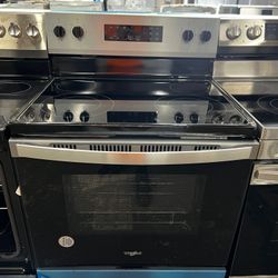 Whirlpool 30in Electric Stove In Stainless Steel 