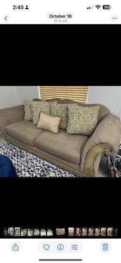 Sofa and Loveseat Set