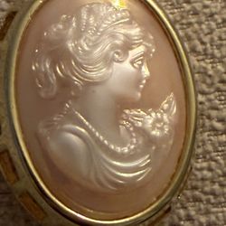 Vintage Cameo Pin