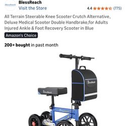 Knee Scooter Like New! Used For 1 Week! 