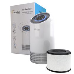 Air Purifier Bedroom Office Use [True Hepa] Filter Silent Comfort White Noise Smart Air Cleaner Smokers Eliminate Allergies Odor Dust Eliminator High 