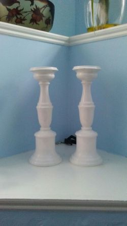 White candlesticks