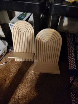 A set of shelves