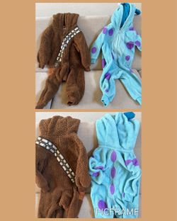 Monsters Inc Sully Kids Fleece Onesie Costume