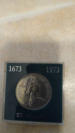 1673/1973 St Helena 25 Pence