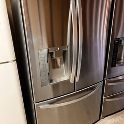 LG French Door Counter Depth Stainless Steel Refrigerator 