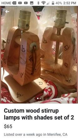 New stirrup Western lamps 20 each