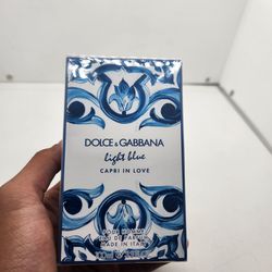 Dolce & Gabbana Light Blue Capri in Love Pour Homme Eau de Parfum.