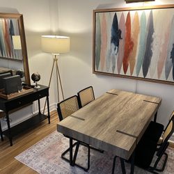 Dining Table And Credenza 